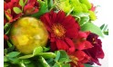 image de la boule de Noël du Bouquet du fleuriste Noël Rouge