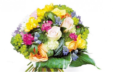 L'Agitateur Floral | Image zoom bouquet de fleurs multicolore Fougue