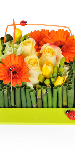 Zoom milieu composition carré Bilbao