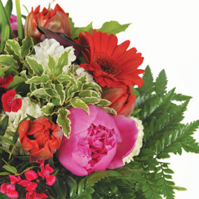 Zoom droit bouquet de fleurs Pénélope