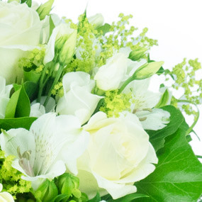 mosaïque : zoom sur le haut du bouquet