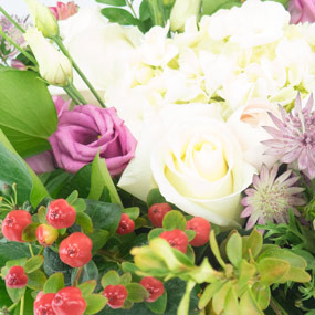 zoom droit bouquet champêtre Barbotine