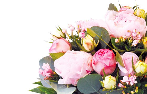 L'Agitateur Floral | zoom sur les pivoines du Bouquet de pivoines roses Camille