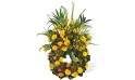 L'Agitateur Floral | image de la couronne de deuil de fleurs jaunes du nom de Lumière
