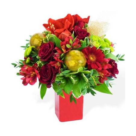 L'Agitateur Floral | image du Bouquet du fleuriste Noël Rouge