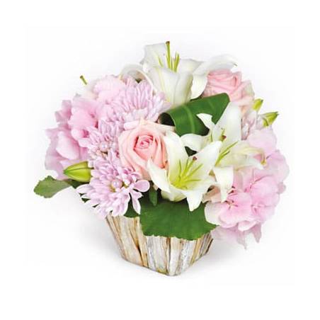 L'Agitateur Floral | image de la composition de fleurs Velour rose