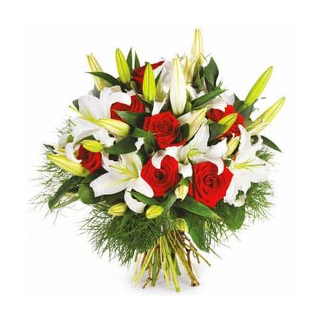 L'Agitateur Floral | Image du bouquet rond de fleurs Délicatesse