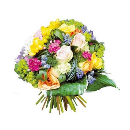 L'Agitateur Floral | Image de couverture bouquet de fleurs multicolore Fougue