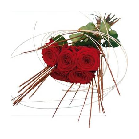 L'Agitateur Floral | image du bouquet de roses rouges Magique