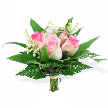 L'Agitateur Floral | image du Bouquet de Muguet & Roses Rose