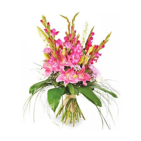 L'Agitateur Floral | Image du Bouquet de fleurs rose Eclatant