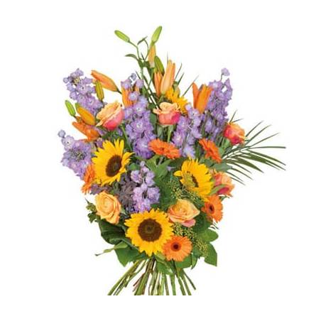 L'Agitateur Floral | image du bouquet de fleurs de deuil Horizon