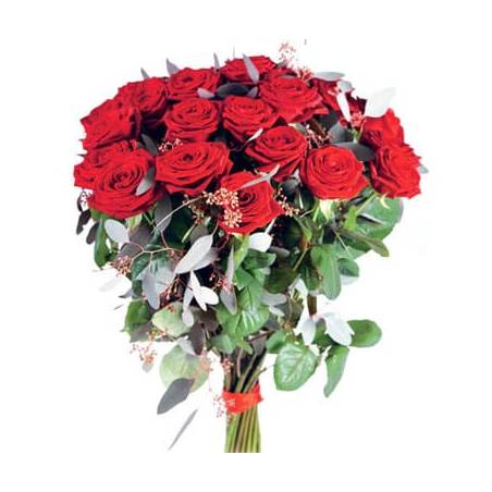 L'Agitateur Floral | image du magnifique bouquet de roses rouges Noblesse