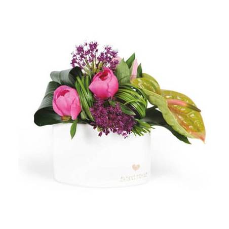 L'Agitateur Floral | Image de la composition de fleurs carré d'amour