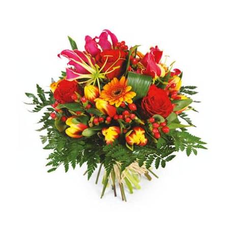 L'Agitateur Floral | image du Bouquet de fleurs multicolore Sensation