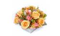 L'Agitateur Floral | image de la composition florale de roses multicolores Miel