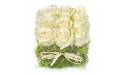 L'Agitateur Floral | image du carré de roses blanches déclaration