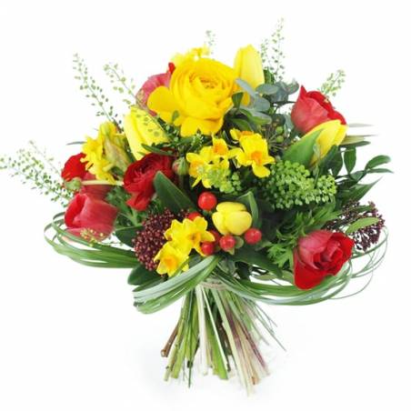 image du Bouquet de fleurs de saison "Catalogne" | L'Agitateur Floral