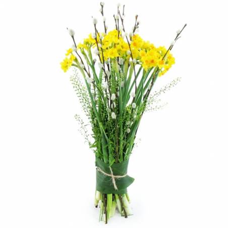 image de la Botte de Jonquilles "Solaire" à faire livrer par un artisan fleuriste | L'Agitateur Floral