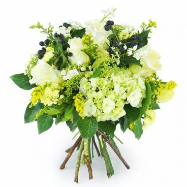 L'Agitateur Floral | image du Bouquet crème & jaune "Brin de Soleil"