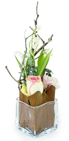 L'Agitateur Floral | vue sur la Composition de Muguet & fleurs "Pink Mai"