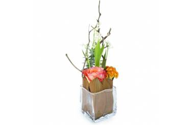 L'Agitateur Floral | Image de la Composition de Muguet & fleurs "Orange Mai"
