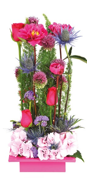 mozaique : vue sur la composition