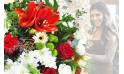 L'Agitateur Floral | image du Bouquet Surprise du fleuriste dans les couleurs Rouges & Blanches