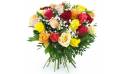 Image Bouquet rond coloré "Barcelone" | L'Agitateur Floral