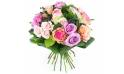 Image Bouquet pastel de roses variées "Nice" | L'Agitateur Floral