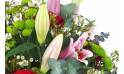 Image zoom Bouquet de rose rouge & lys rose "Liège" | L'Agitateur Floral