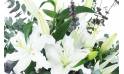 Image zoom Bouquet champêtre de lys blanc "Herne" | L'Agitateur Floral