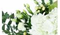 Image zoom Bouquet rond allongé champêtre blanc "Almada" | L'Agitateur Floral