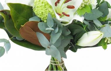 Image zoom Bouquet de fleurs blanches "Bruges" | L'Agitateur Floral