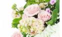 image de la Gerbe de fleurs à la main tons pastels "Aurore" | L'Agitateur Floral