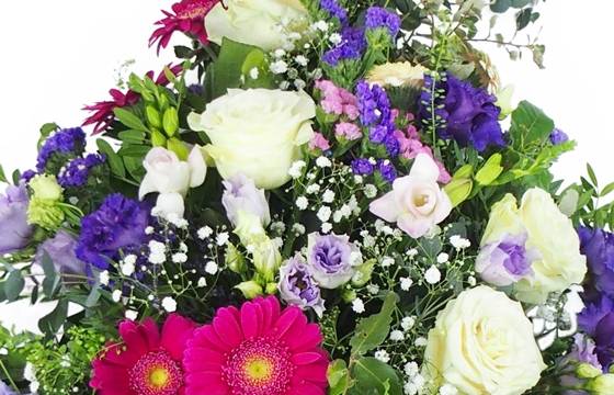 Image Gerbe de fleurs piquées "Thémis" | L'Agitateur Floral