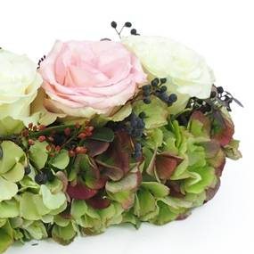 image du Chemin de roses roses & blanches "Cérès" | L'Agitateur Floral