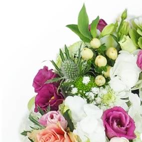 Image de la Petite couronne de fleurs piquées "Diane" | L'Agitateur Floral