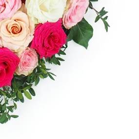 Image Cœur de fleurs piquées de deuil "Agora" | L'Agitateur Floral