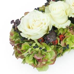 image du Chemin de roses blanches "Eschyle" | L'Agitateur Floral