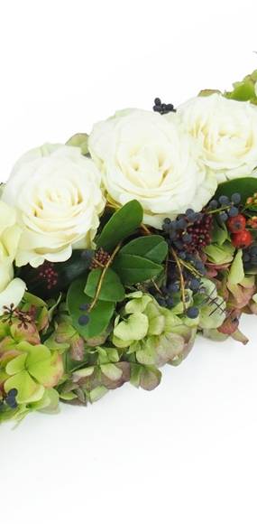 image du Chemin de roses blanches "Eschyle" | L'Agitateur Floral