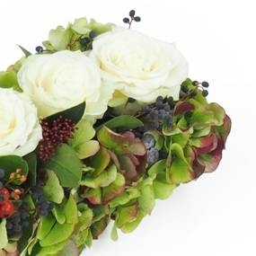 image du Chemin de roses blanches "Eschyle" | L'Agitateur Floral