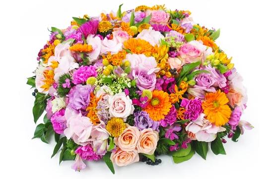 Image Coussin de fleurs piquées "Phidias"  | L'Agitateur Floral