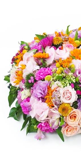 Image Coussin de fleurs piquées "Phidias"  | L'Agitateur Floral