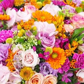 Image Coussin de fleurs piquées "Phidias"  | L'Agitateur Floral