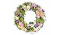 Image de la Couronne champêtre de fleurs pastels "Damona" | L'Agitateur Floral