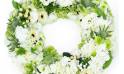 Image zoom de la Petite couronne de fleurs blanches "Épona" | L'Agitateur Floral