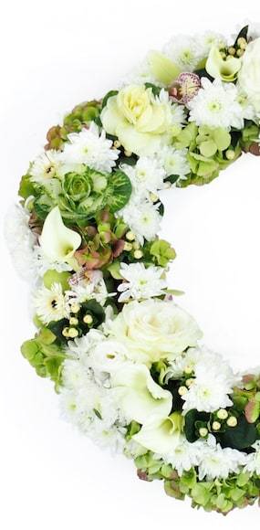 Image milieu Couronne de fleurs piquées "Aristophane" | L'Agitateur Floral