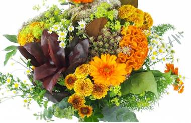 Zoom image principale : Bouquet longue tige automnal "Rome"| L'Agitateur Floral