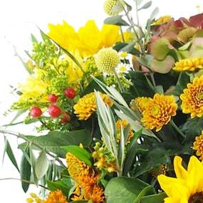 Zoom 1 image : Bouquet longue tige automnal "Bucarest"| L'Agitateur Floral